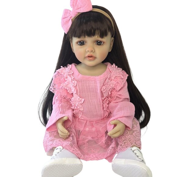 55 cm Babylistic Soft Silicone Vinyl Talking Reborn Doll very realistic - Picture 1 of 6